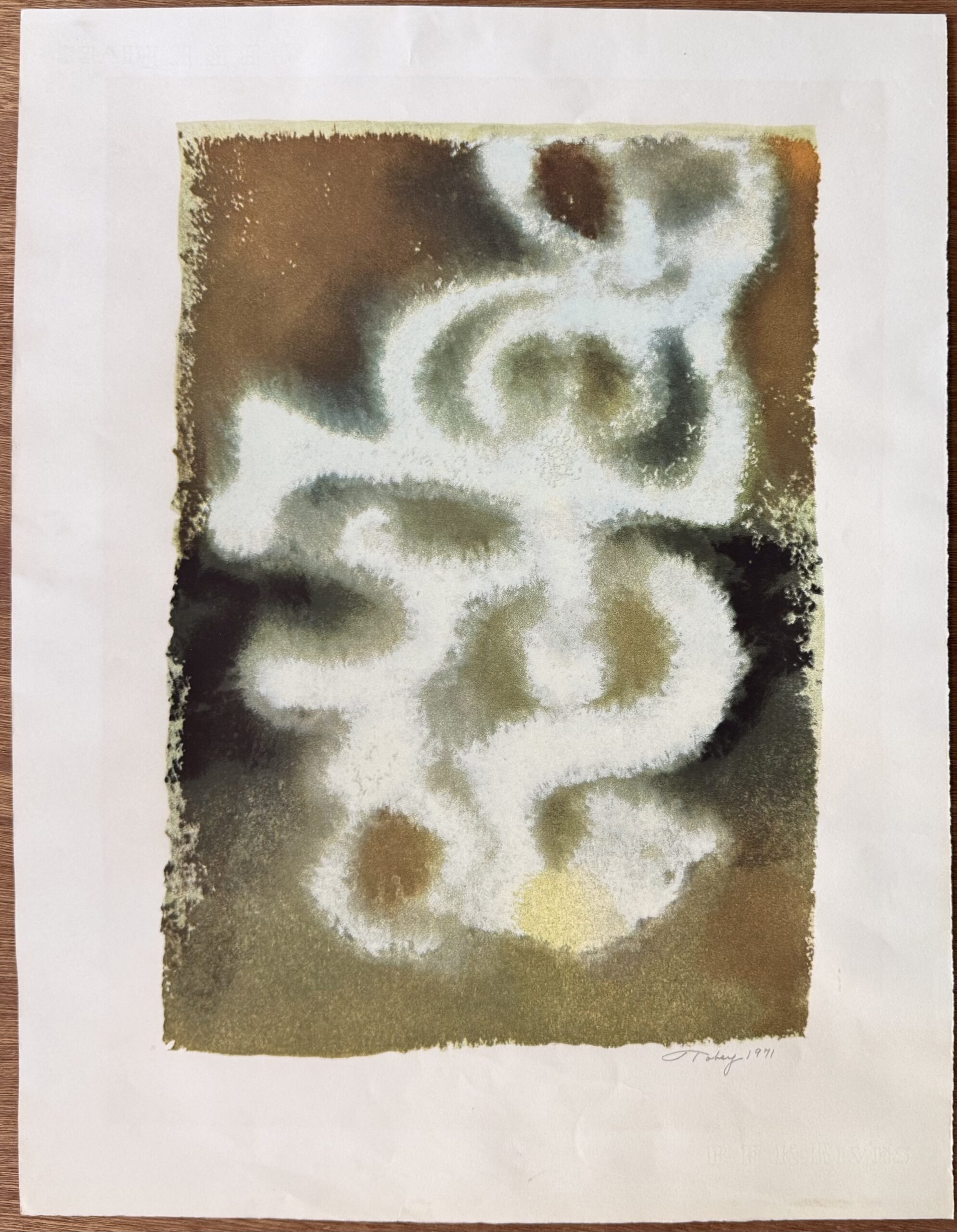Mark TOBEY : Gospel Song, 1970 (signed) - Image 3