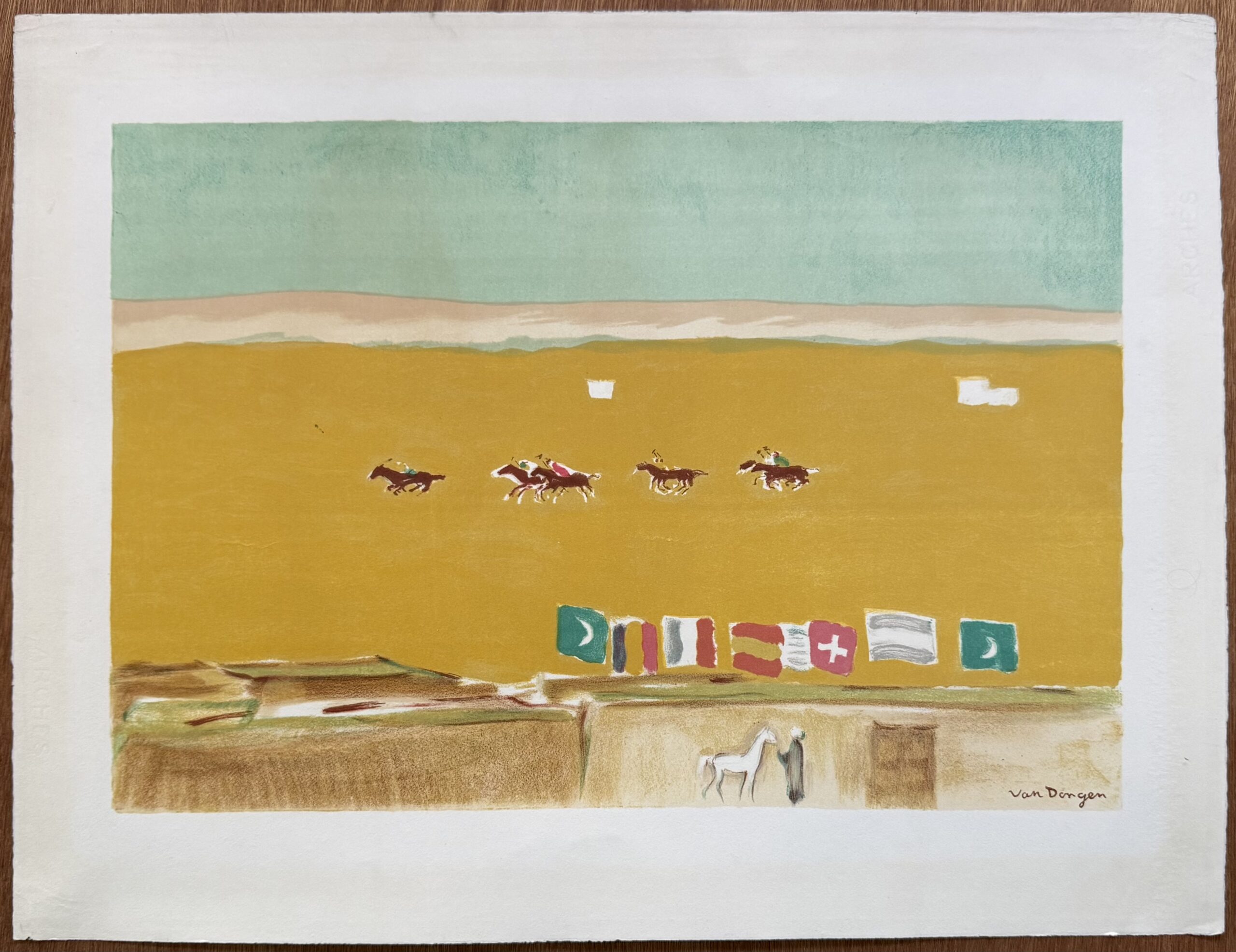 Kees VAN DONGEN : Le Polo à Alexandrie, c. 1948 - Image 3