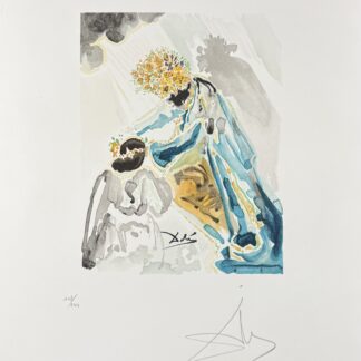 Salvador Dali - Phoebus ce dieu couronné de lauriers, c. 1979 (Hand signed)