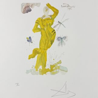 Salvador Dali - Divine Erato, c. 1979 (Hand signed)