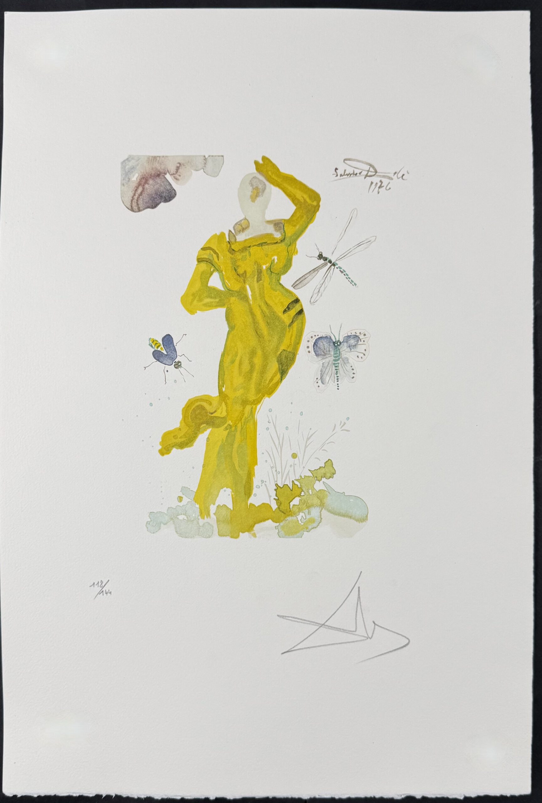Salvador Dali - Divine Erato, c. 1979 (signée à la main) – Image 2
