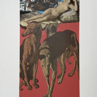 ERRÓ : La Maja aux lévriers, 1977 (signed)