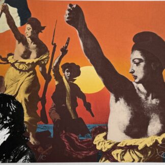 ERRÓ : La Liberté guidant le peuple, 1977 (signed)