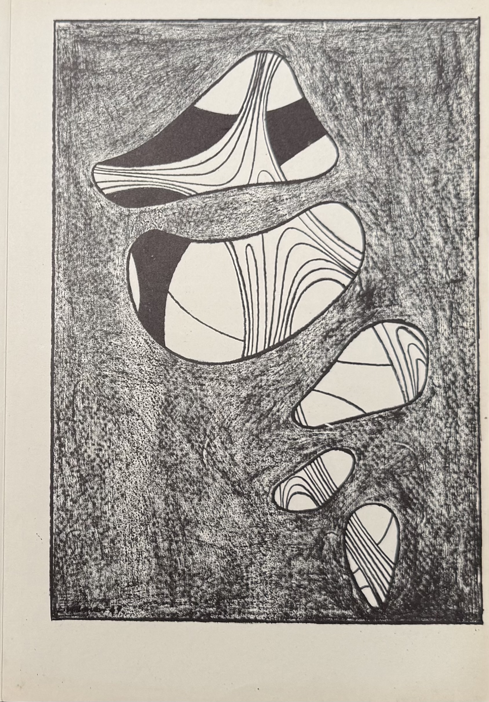 LUIGI VERONESI : Abstract composition (Arte concreta, plate 23), 1949