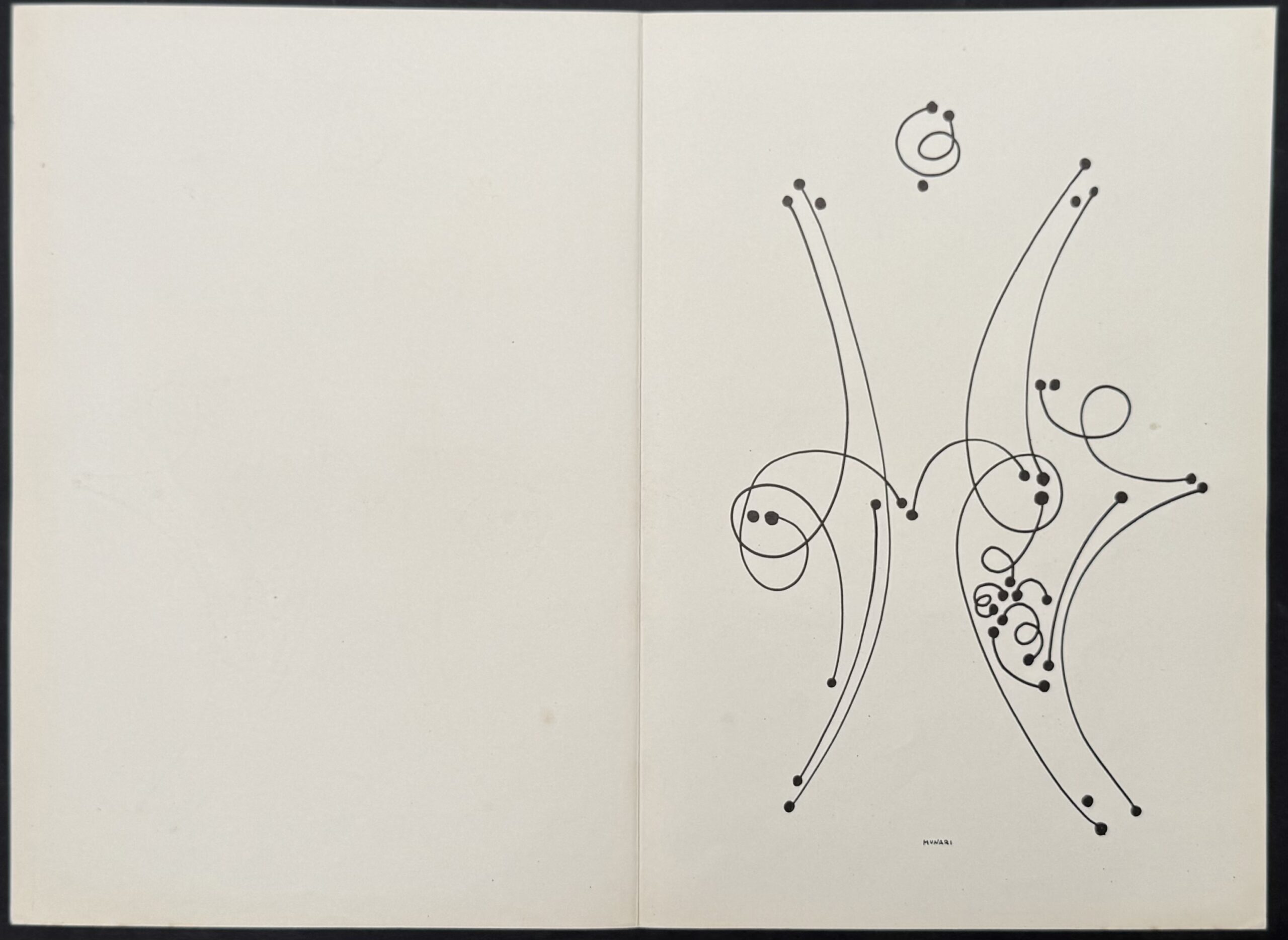 BRUNO MUNARI : Abstract composition (Arte concreta, plate 20), 1949 - Image 2