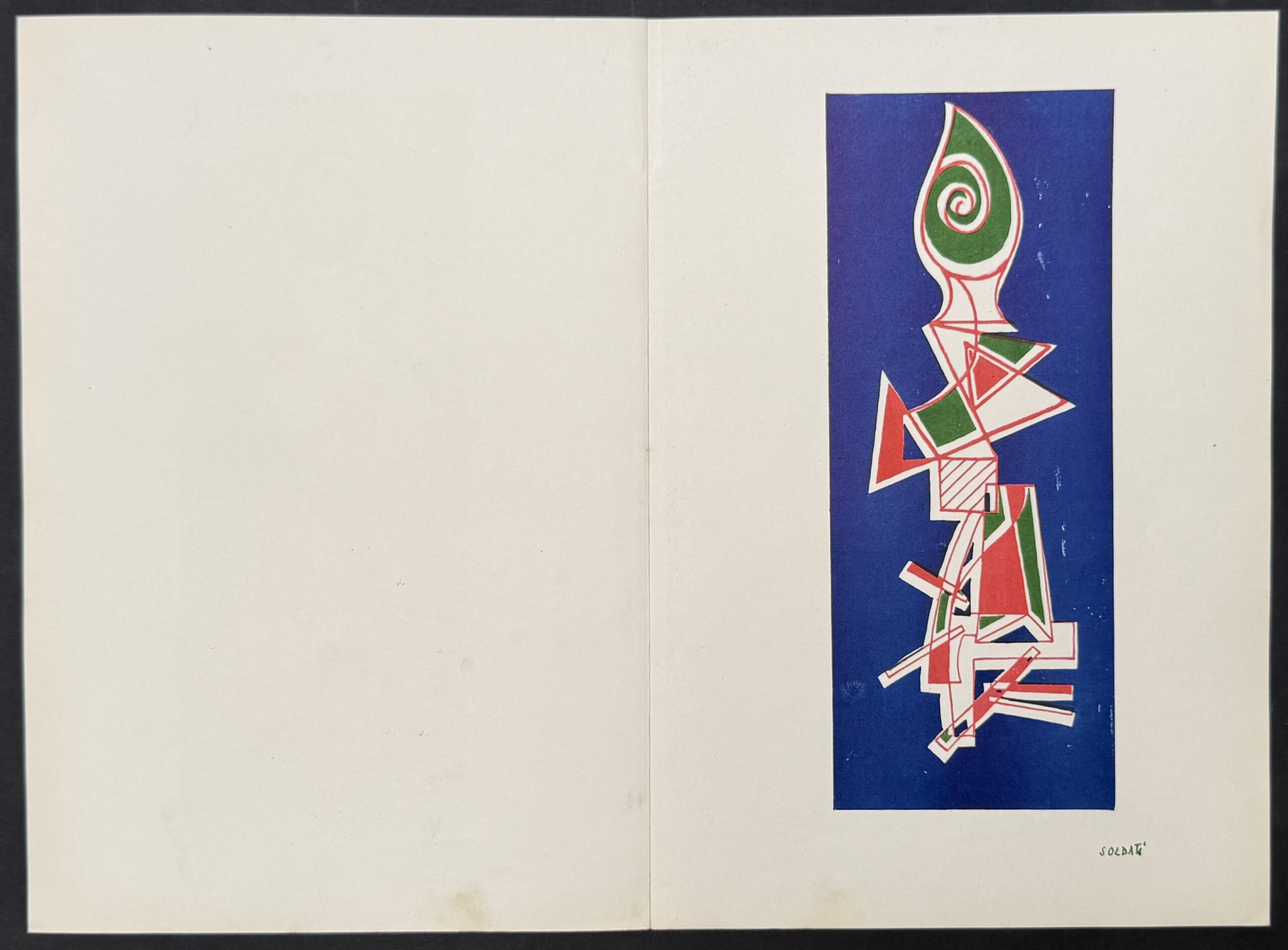 ATANASIO SOLDATI : Composition abstraite (Arte concreta, planche 22), 1949 – Image 2