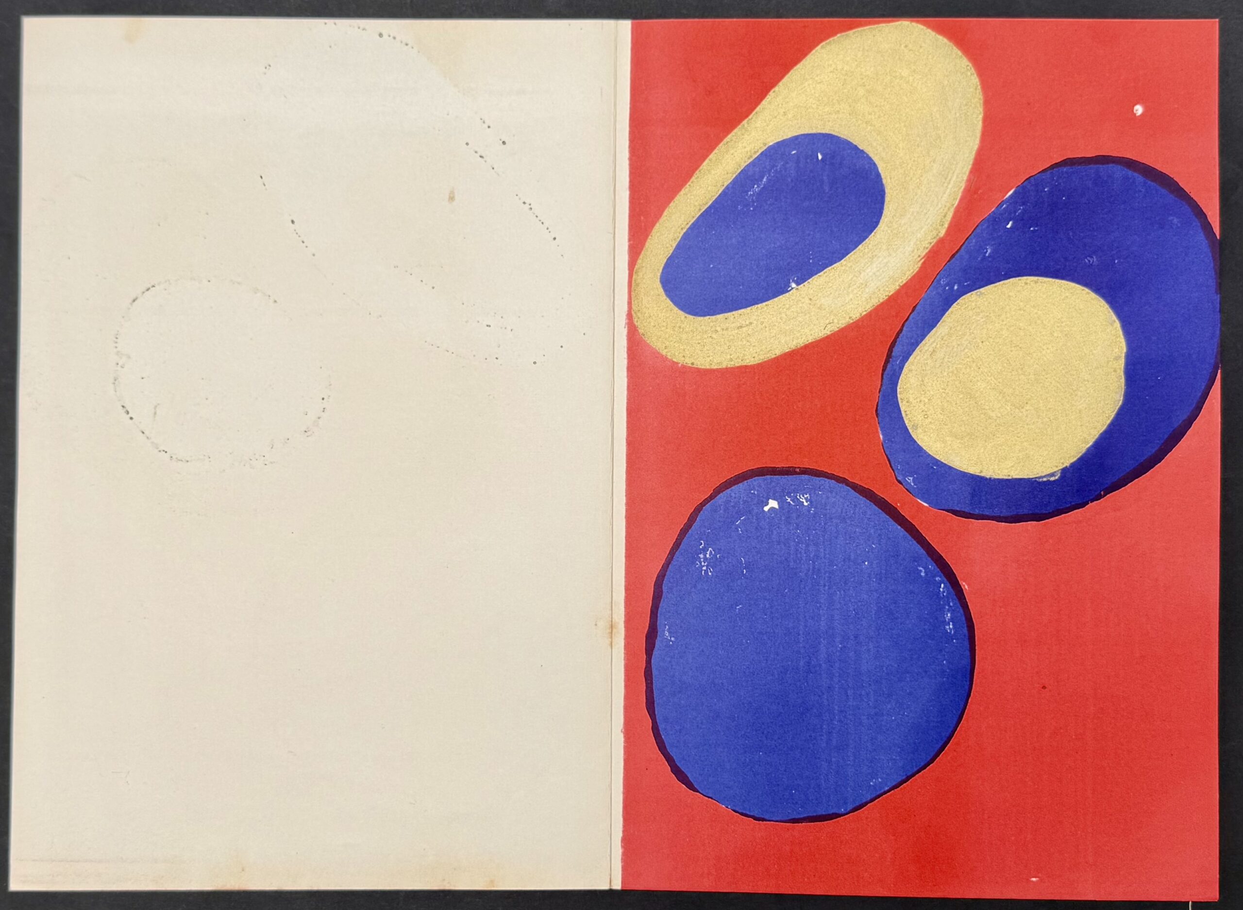 LUCIO FONTANA : Abstract composition (Arte concreta, plate 10), 1949 - Image 2