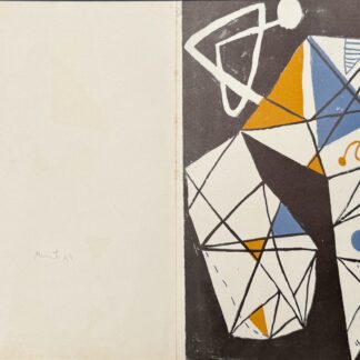 GIANNI MONNET : Abstract composition (Arte concreta, plate 18), 1949, hand signed