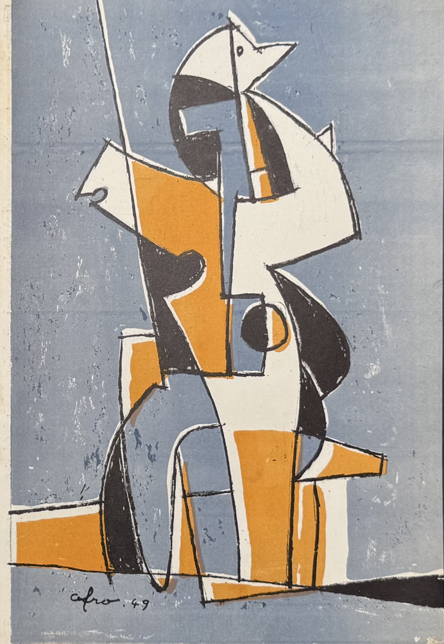 AFRO : Abstract composition (Arte concreta, plate 1), 1949