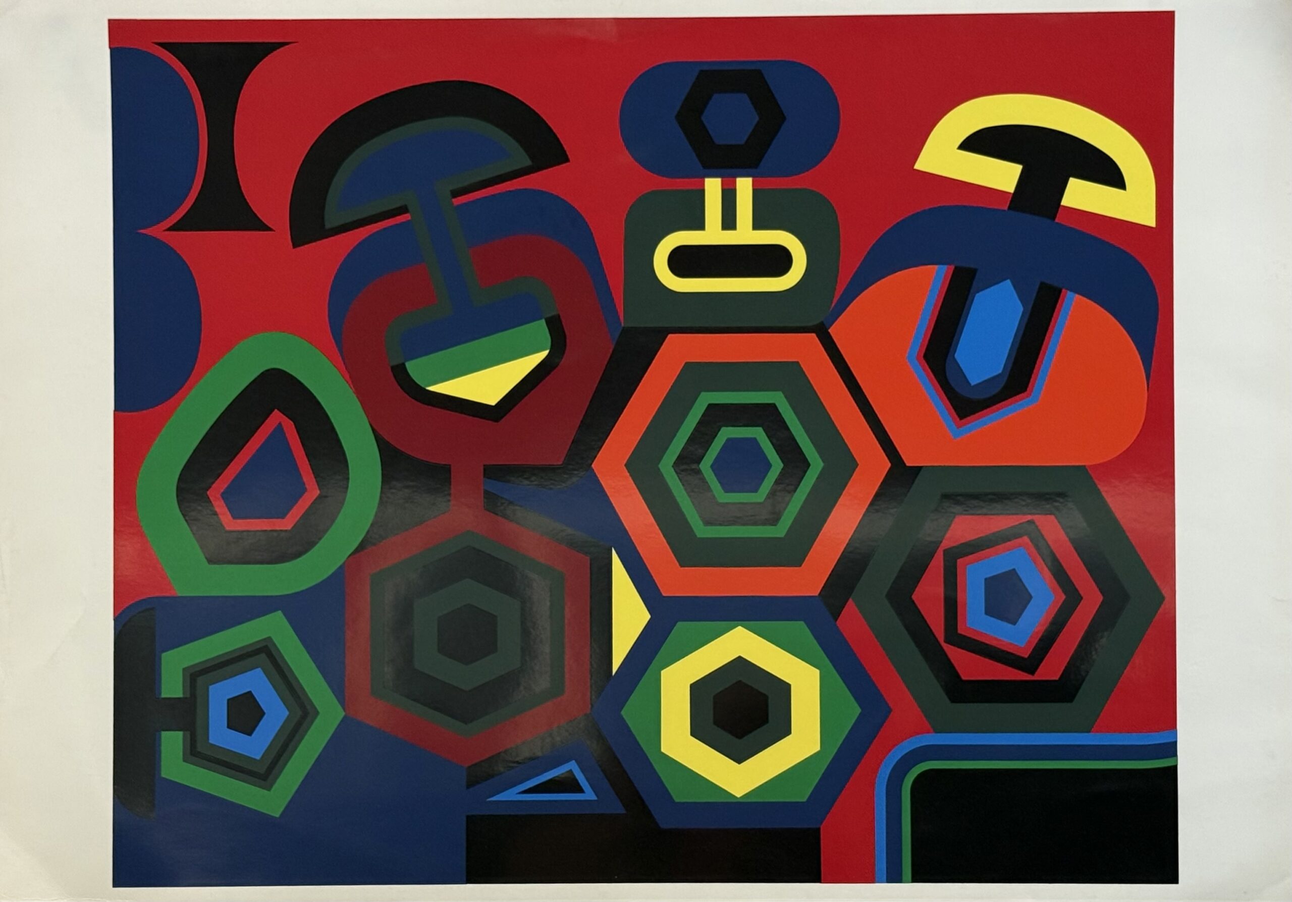 Jean Dewasne: Composition, circa 1975 (large size)