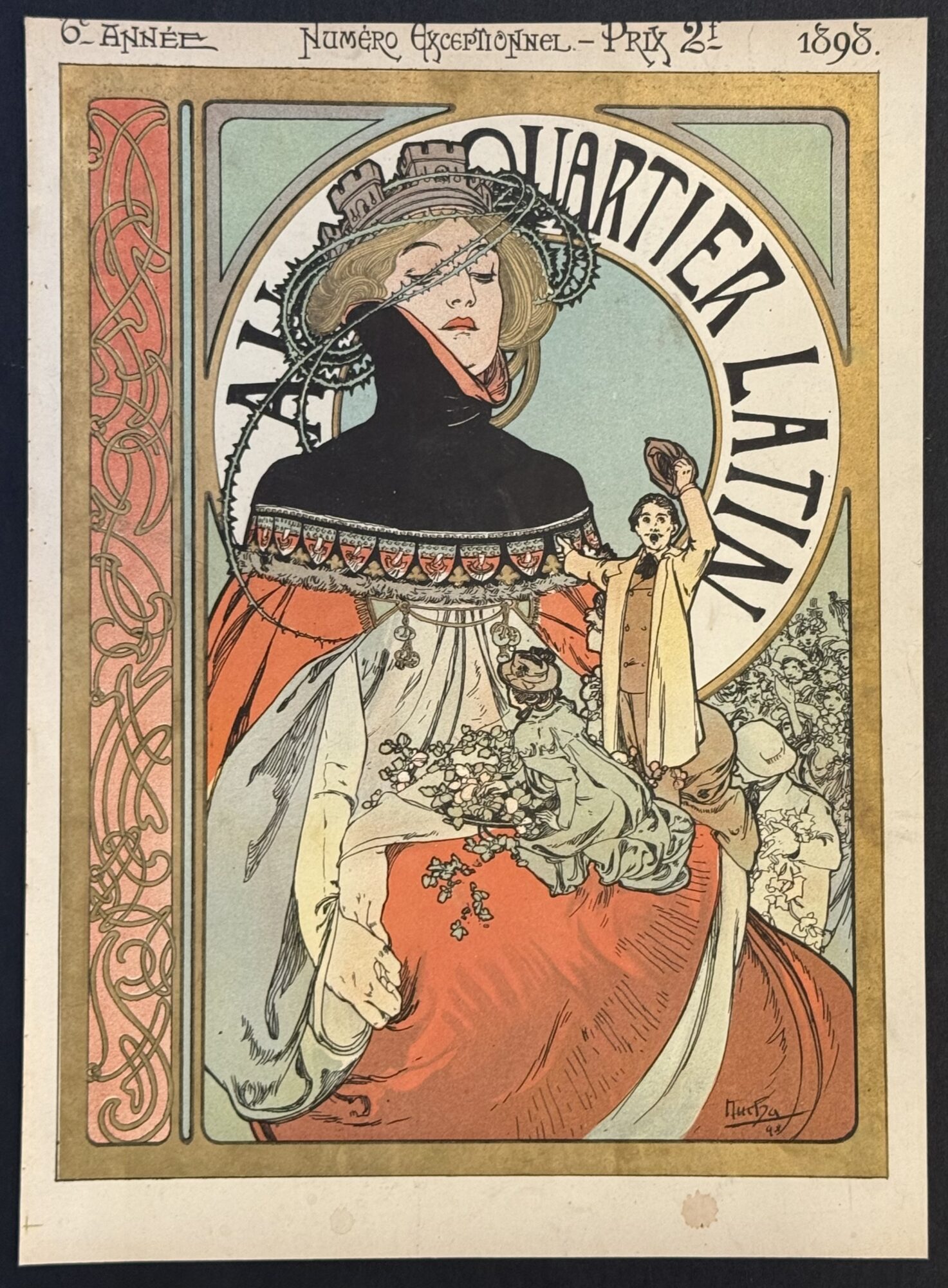 Alphonse Mucha : Au Quartier Latin, 1898 - Image 2