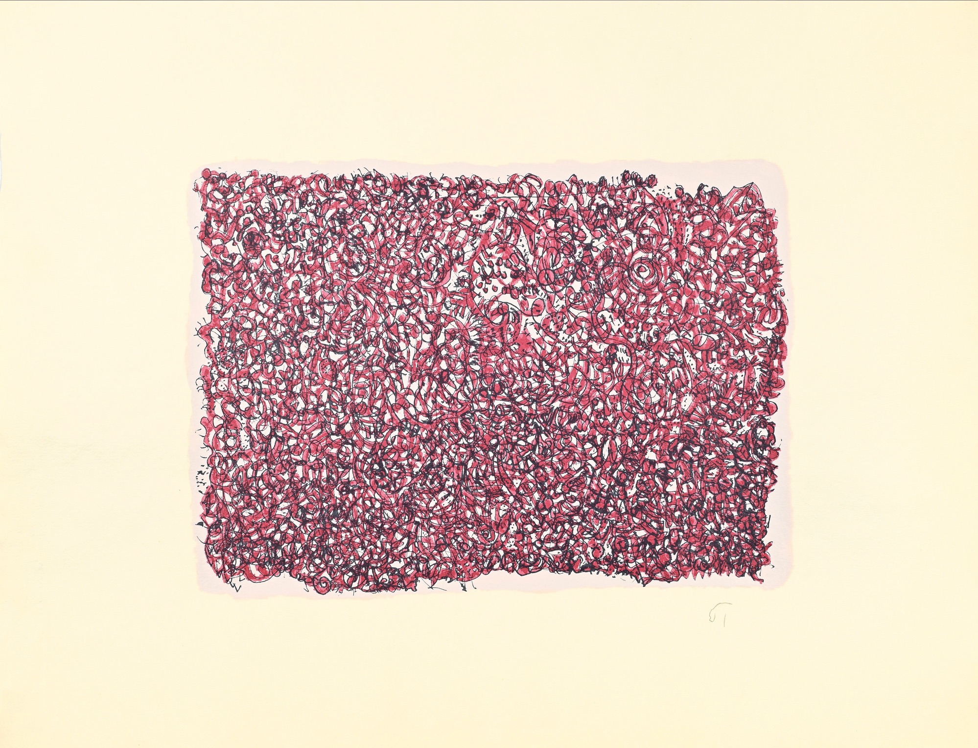Mark TOBEY : Meanders, 1976 — trial proof (monogrammed)