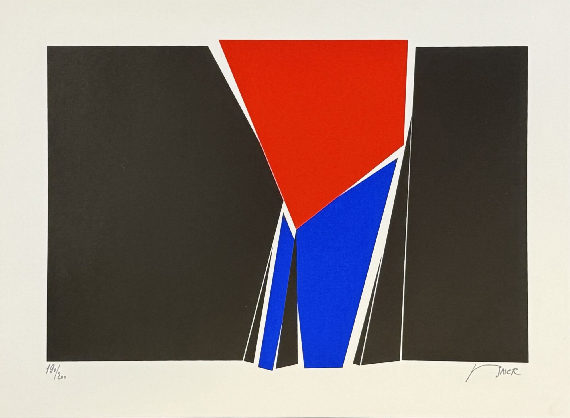 Jean BAIER : Untitled, 1970 (signed) - Image 3