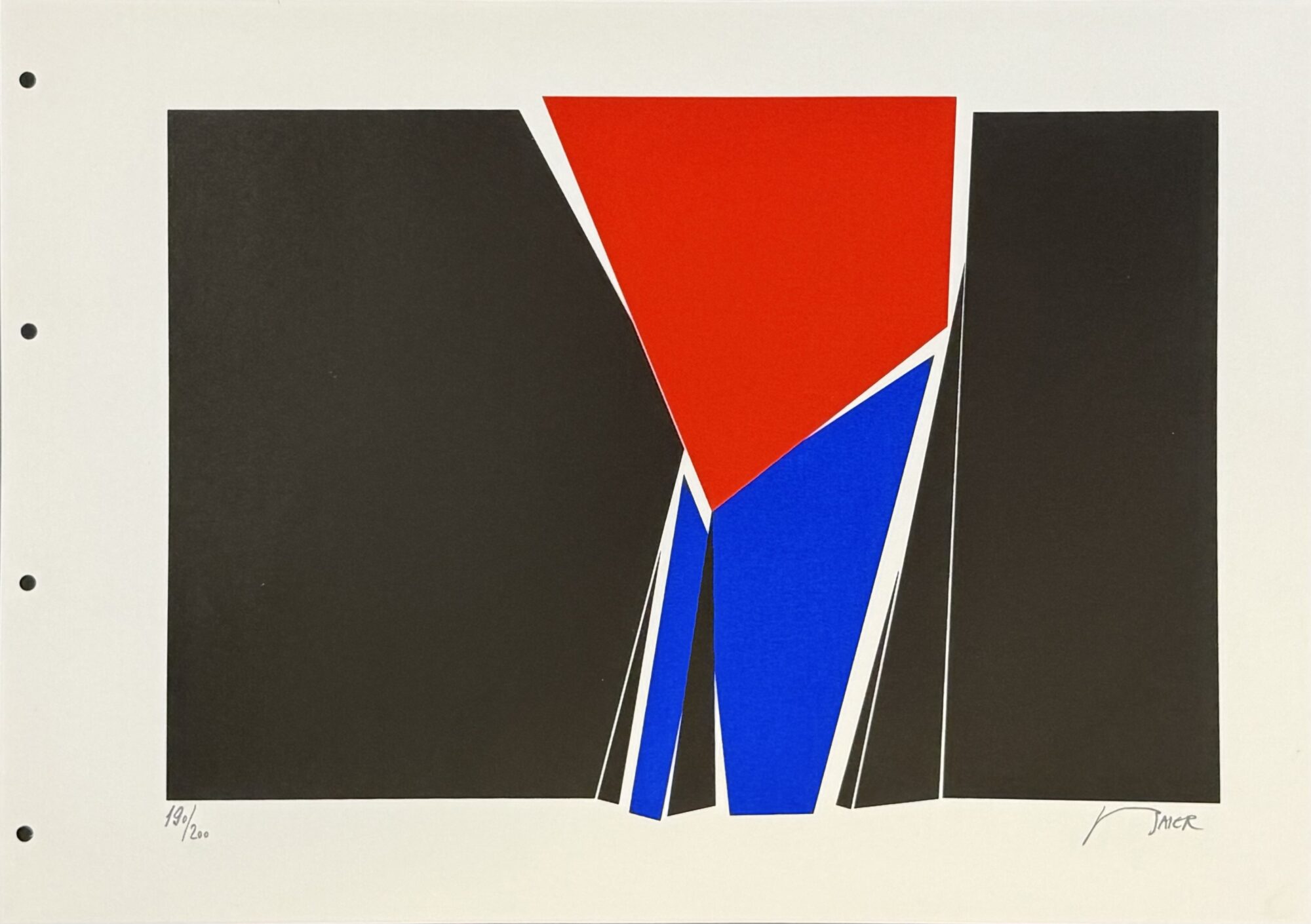 Jean BAIER : Untitled, 1970 (signed)