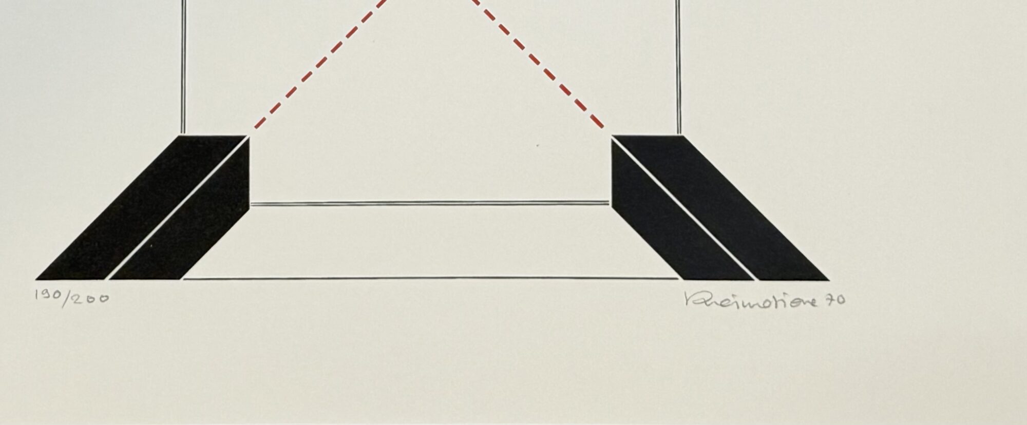 Gérald DUCIMETIÈRE : Untitled, 1970 (signed) - Image 2