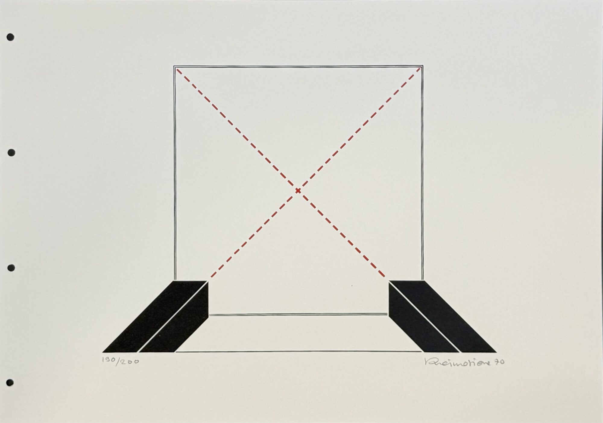 Gérald DUCIMETIÈRE : Untitled, 1970 (signed)