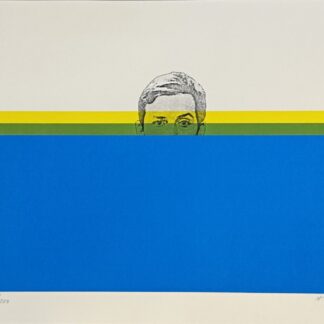 H. R. HUBER : Sans titre, 1970 (signé)