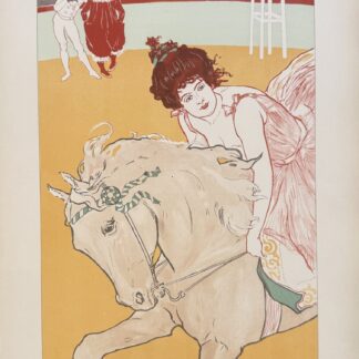 Richard Ranft - L'Estampe Moderne : L'Écuyère, 1898