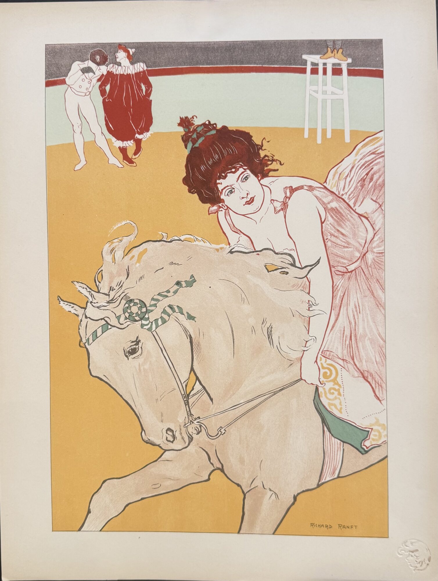 Richard Ranft - L'Estampe Moderne : L'Écuyère, 1898