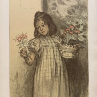 Firmin Bouisset - L'Estampe Moderne : Bouquetière, 1899