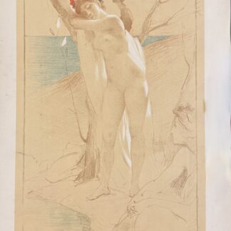 Antoine Calbet - L'Estampe Moderne : L'Inconnue, 1897