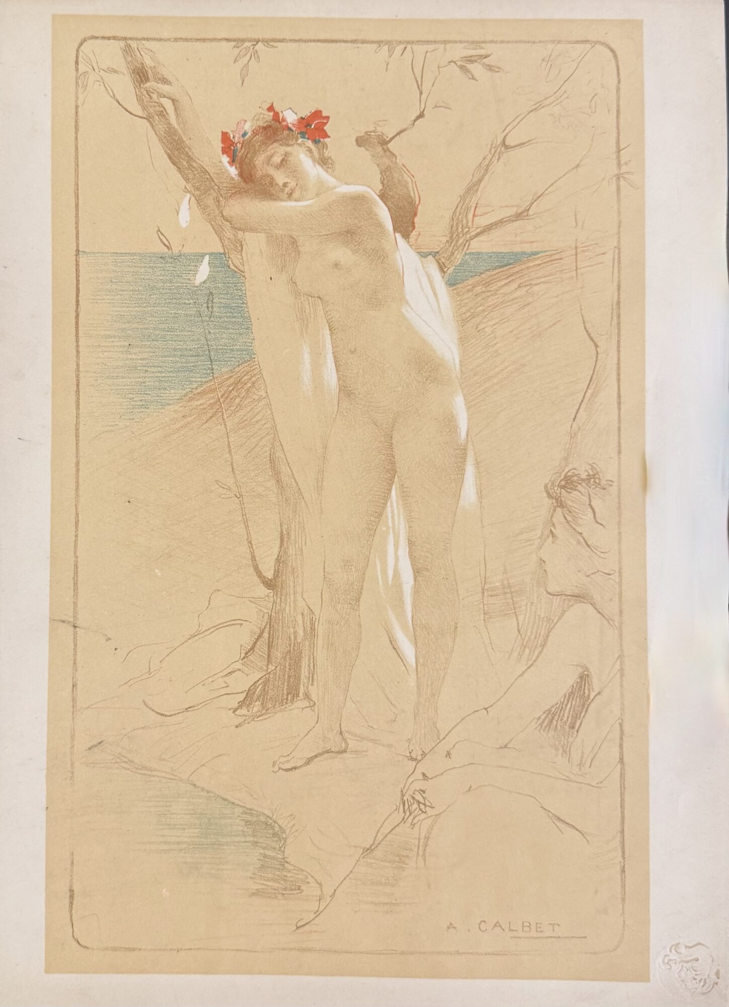 Antoine Calbet - L'Estampe Moderne : L'Inconnue, 1897