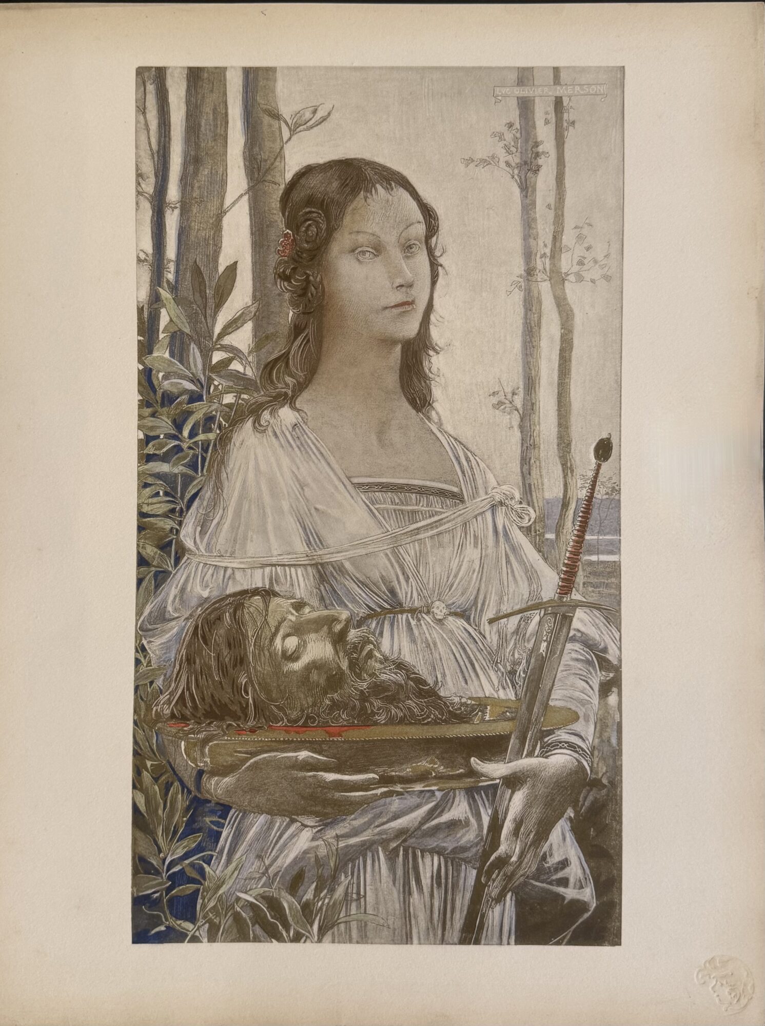 Luc-Olivier Merson - L'Estampe Moderne : Salomé, circa 1899
