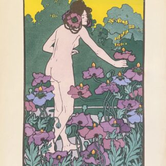 Hans Christiansen - L'Estampe Moderne : L'Heure du berger, 1898