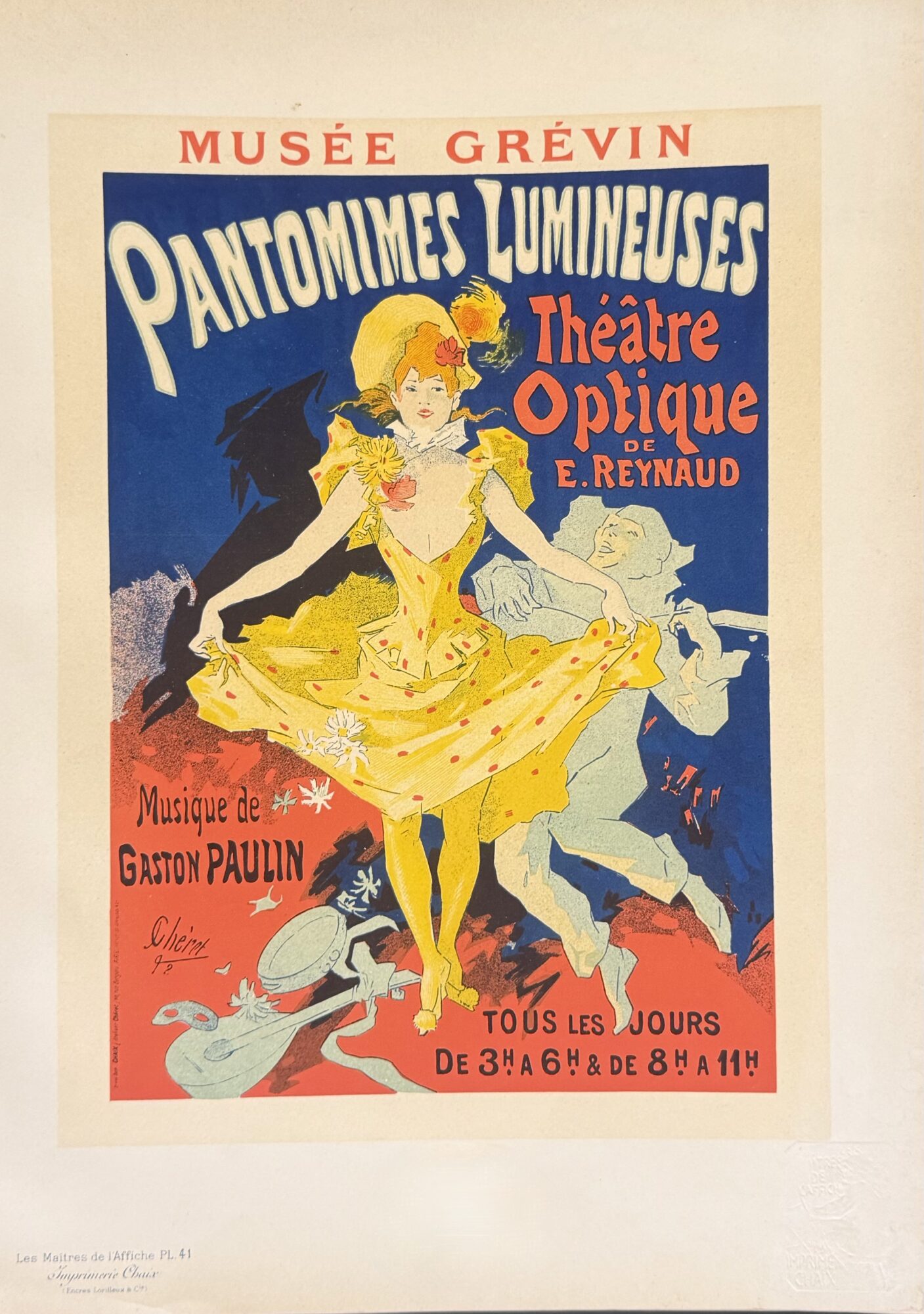 Jules Chéret - Les Maîtres de l'Affiche : Pantomimes Lumineuses, 1892