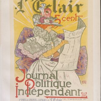 Henri Thomas - Les Maîtres de l'Affiche : L'Éclair, 1897
