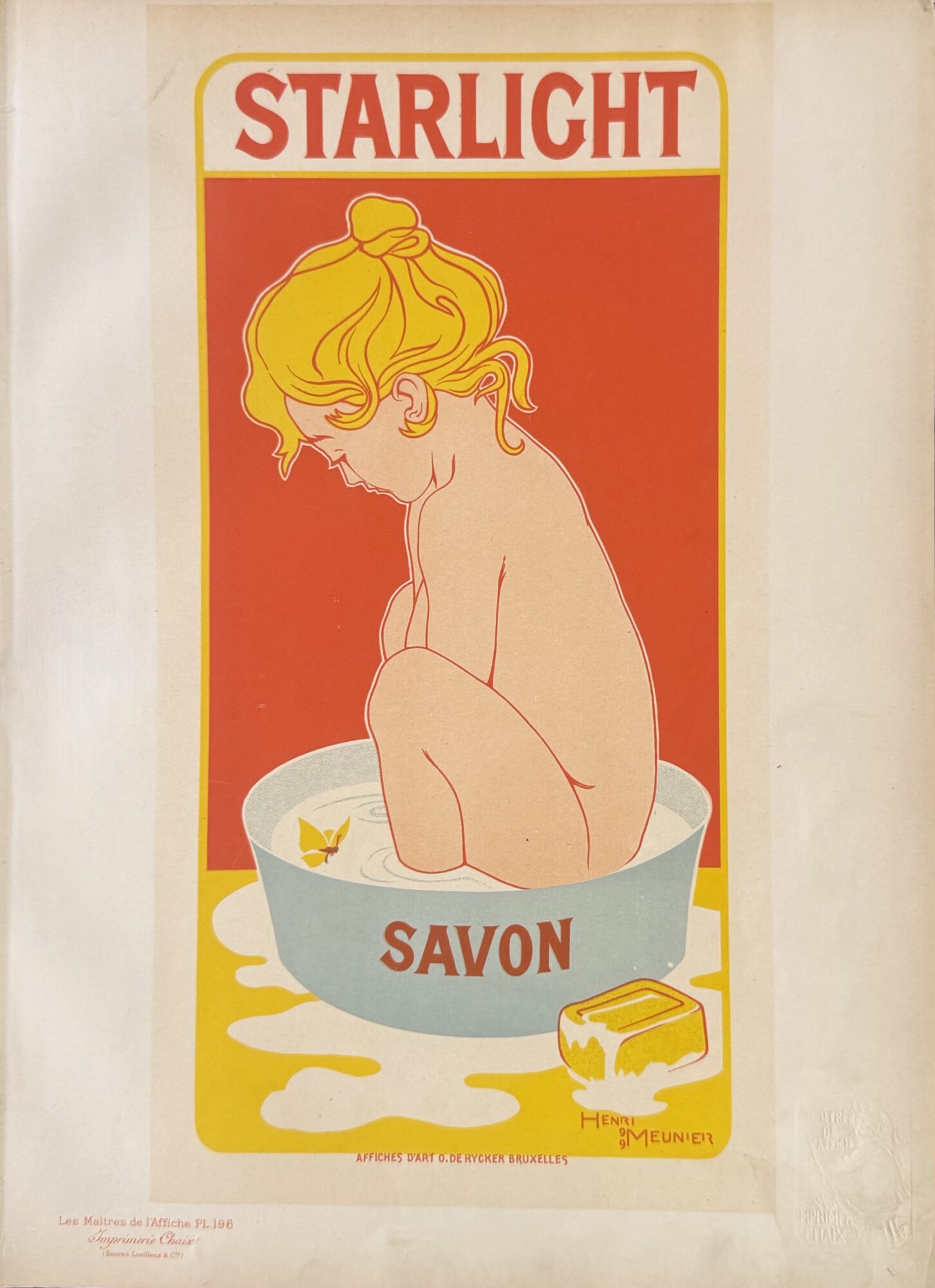 Henri Meunier - Les Maîtres de l'Affiche : Starlight Savon, 1899
