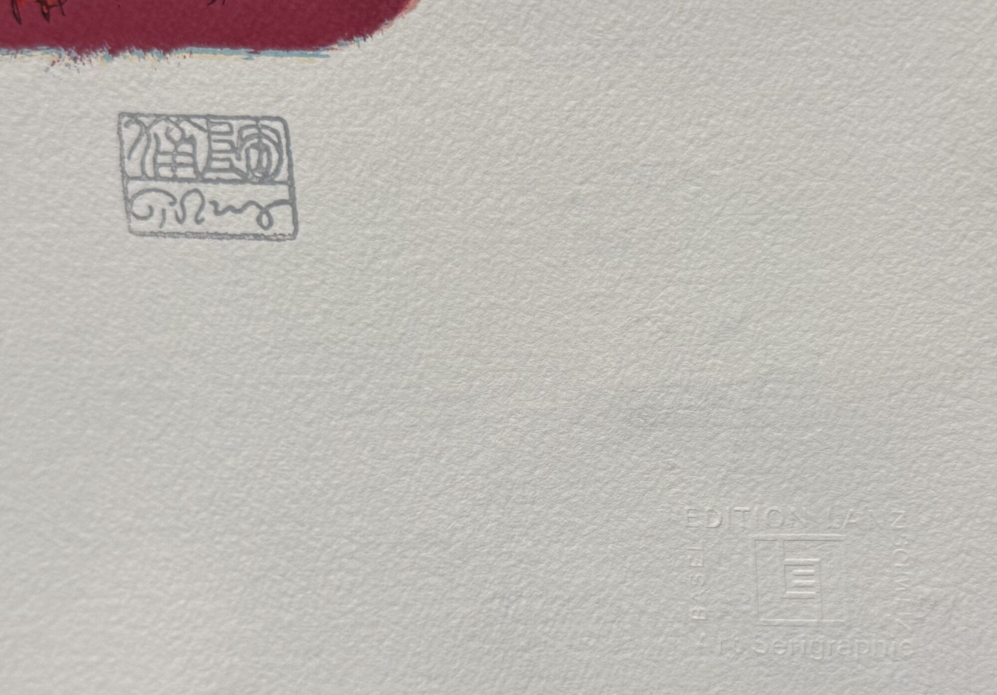 Mark TOBEY : Meanders, 1976 — plate V (artist's seal), 35/77 - Image 3