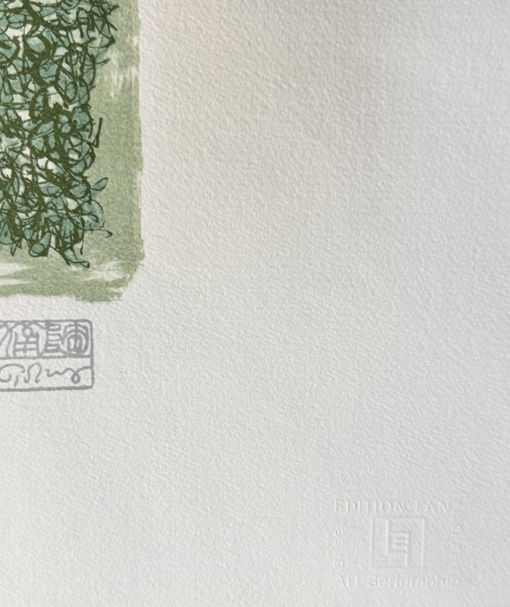 Mark TOBEY : Meanders, 1976 — plate III (artist's seal), 35/77 - Image 3