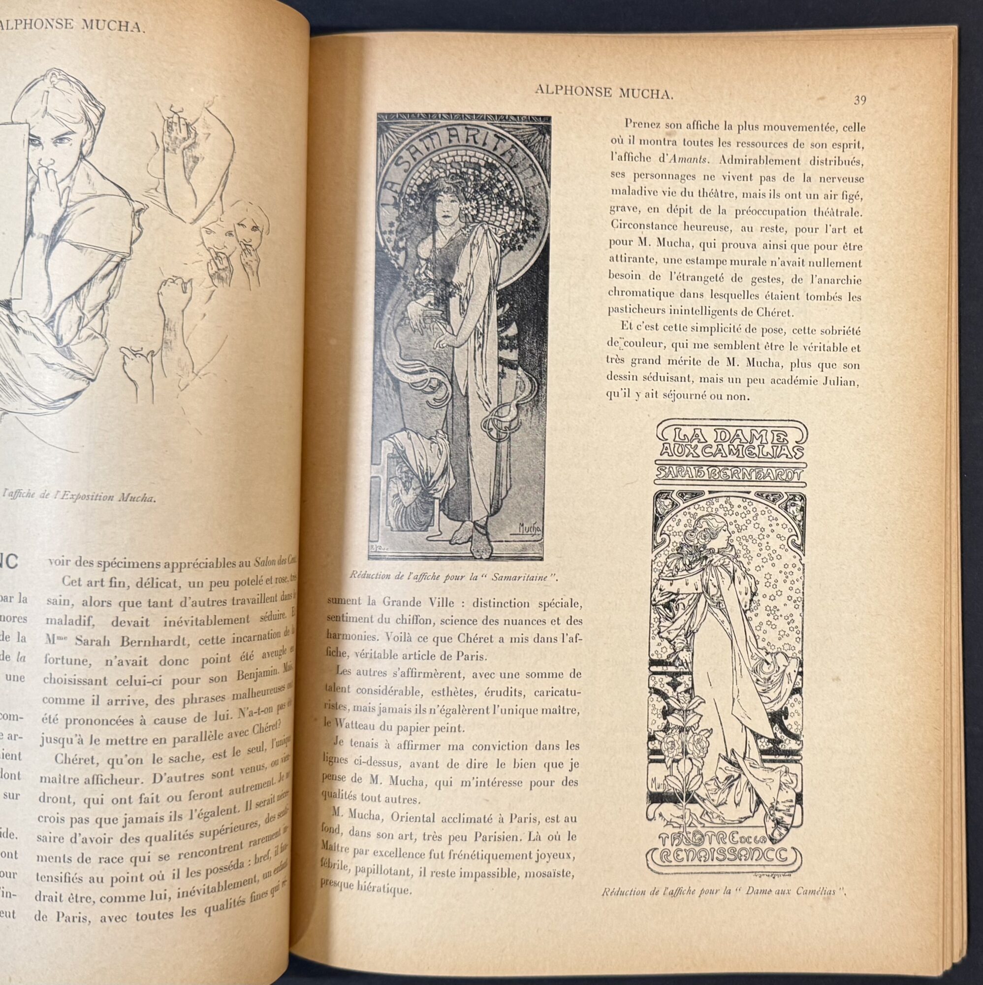 Alphonse Mucha : La Plume, numéro consacré à Alphonse Mucha, 1897 (signé) – Image 7