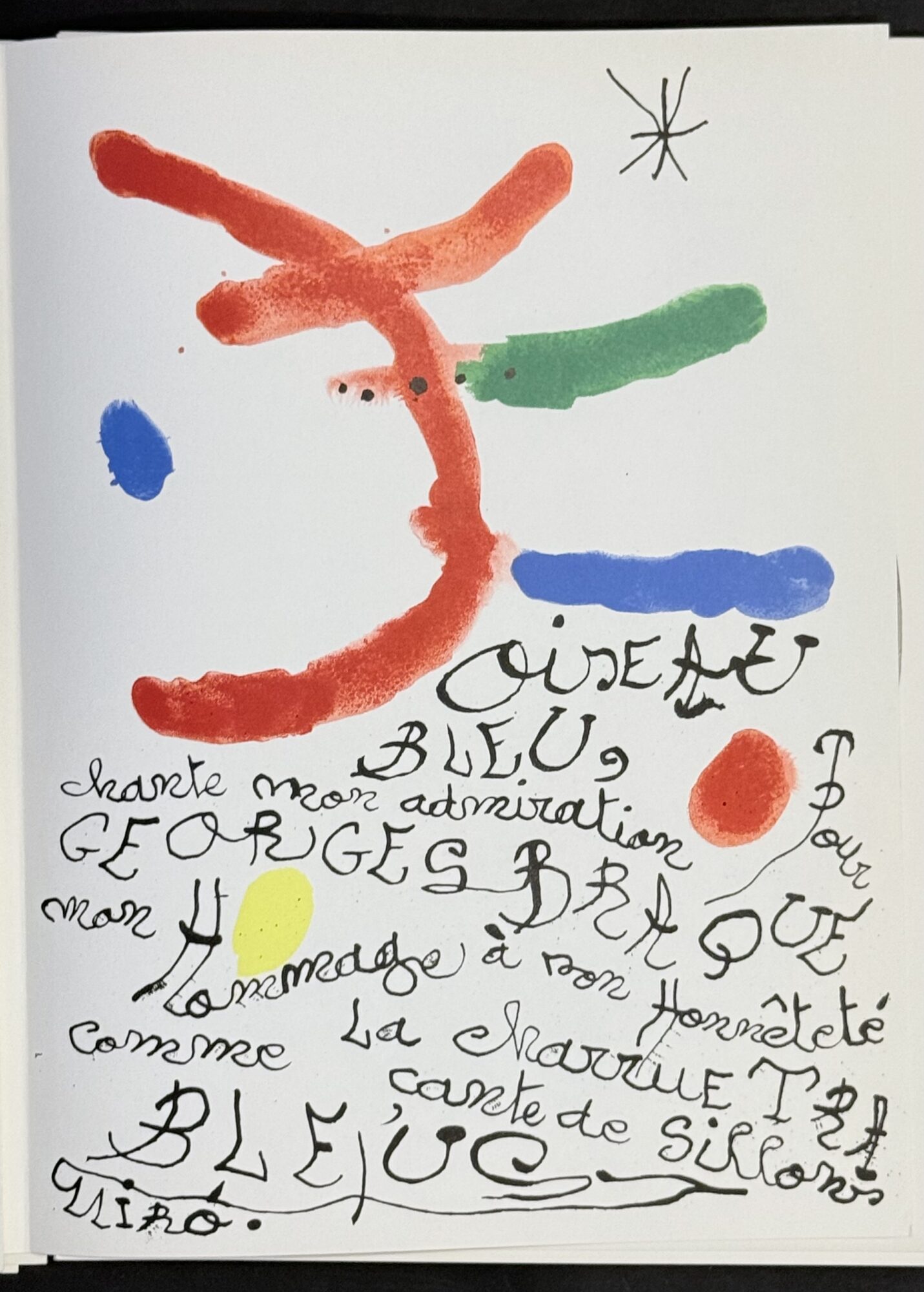 Pablo PICASSO, Joan MIRÓ et al. : Derrière le Miroir nos 144-145-146, Hommage à Georges Braque, 1964 - Image 3