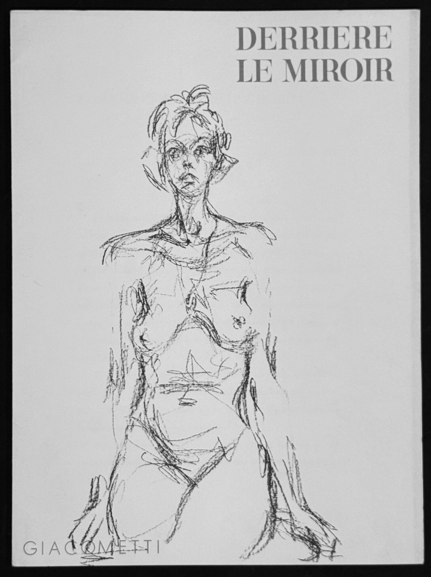 Alberto GIACOMETTI : Derrière le Miroir no 127, 1961