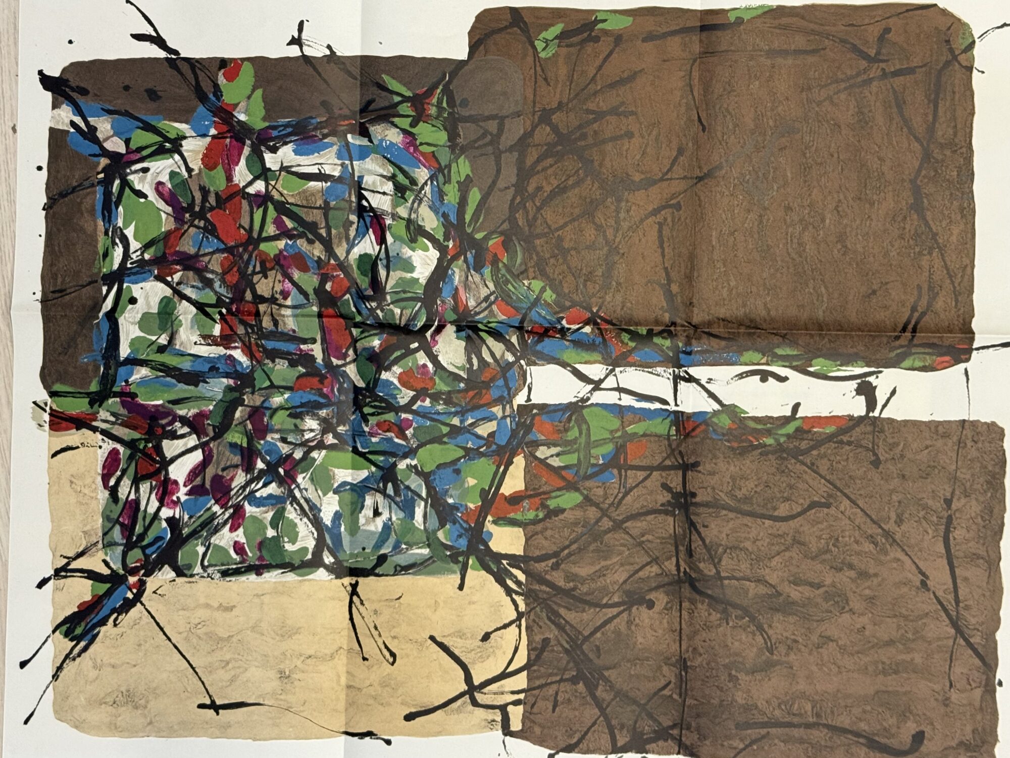 Jean-Paul RIOPELLE : Derrière le Miroir no 160, 1966 - Image 4