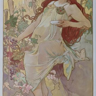 Alphonse MUCHA : L'Automne (Les Saisons), 1896, grand format