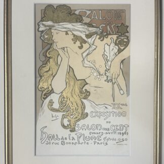Alphonse Mucha - Les Maîtres de l'Affiche : Salon des Cent, XXme Exposition, 1896