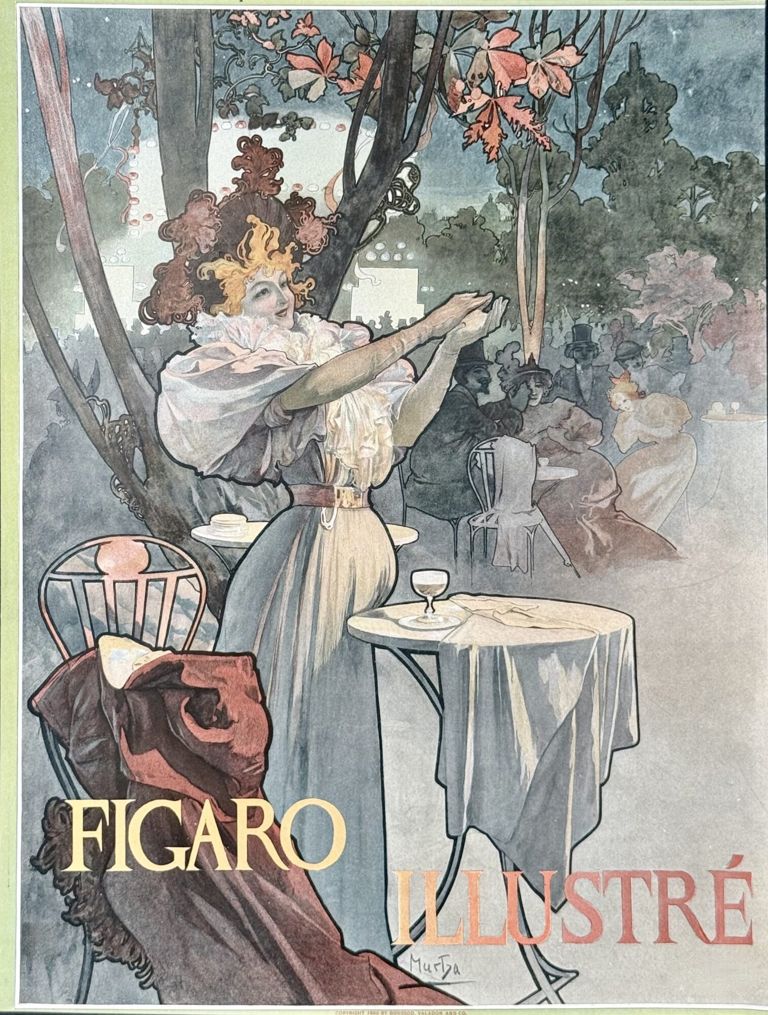 Alphonse MUCHA : Figaro Illustré, couverture du n° 75, juin 1896 – Image 2