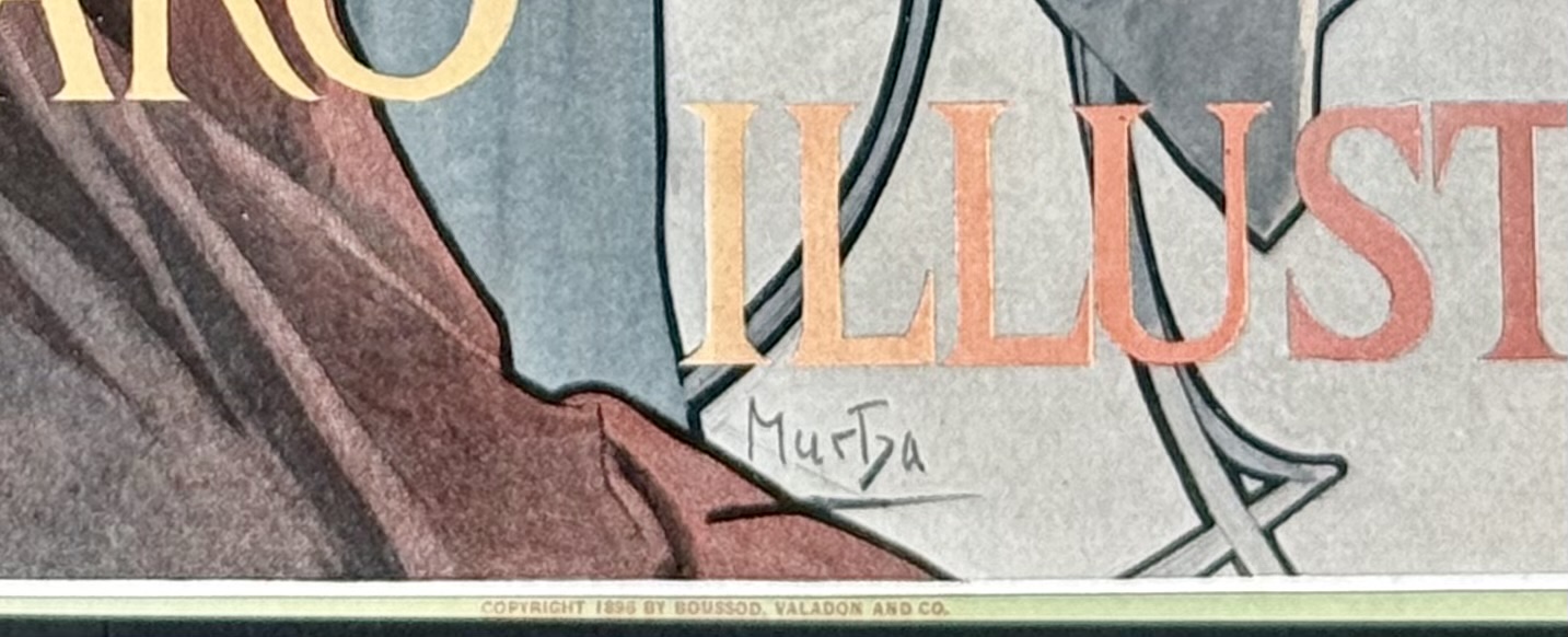 Alphonse MUCHA : Figaro Illustré, couverture du n° 75, juin 1896 – Image 3