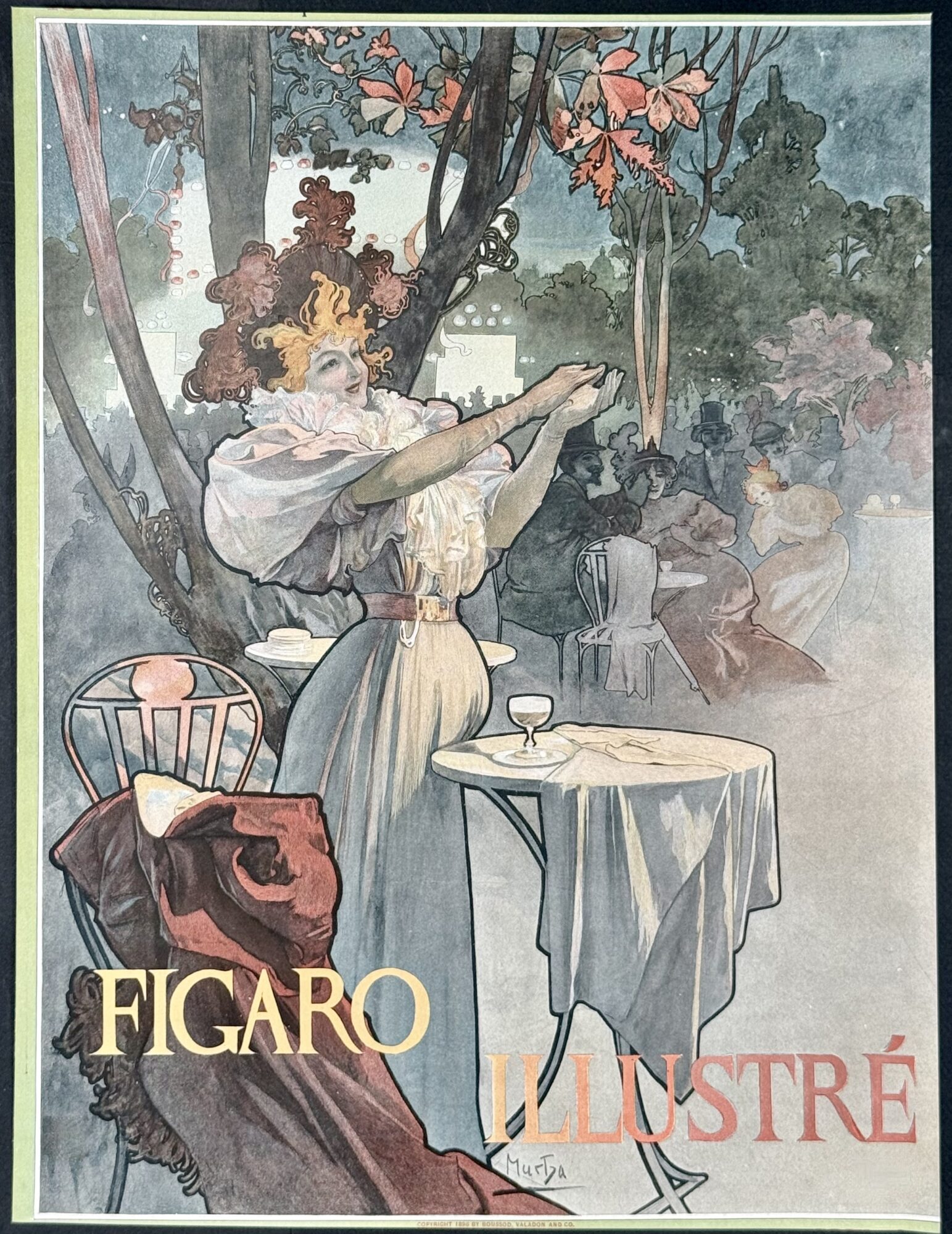 Alphonse MUCHA : Figaro Illustré, couverture du n° 75, juin 1896