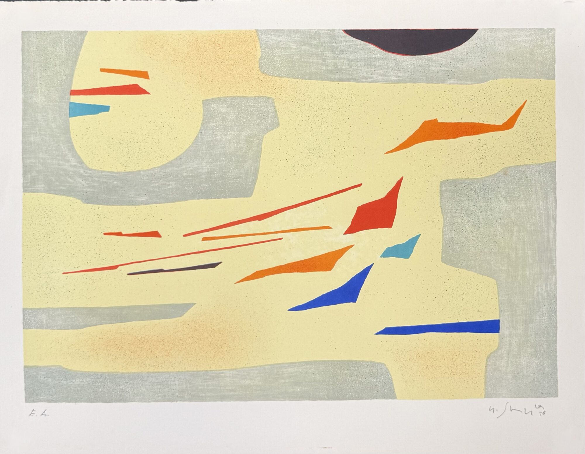 Gustave SINGIER : Provence, vent, lumière, 1958 (signed) - Image 2