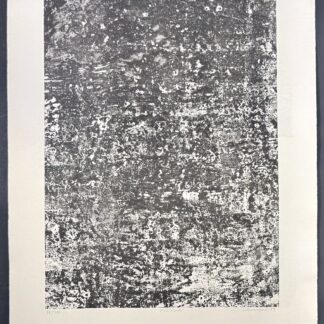 Jean DUBUFFET : Mur écaillé, 1959 (signé)