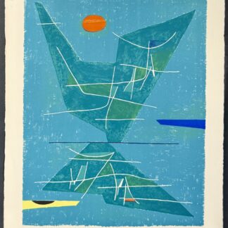 Gustave SINGIER : Mer, espace, reflet, 1957 (signé)