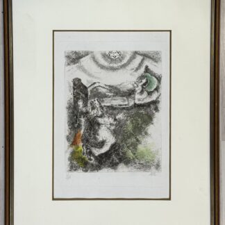 Marc CHAGALL : L'Enfant ressuscité par Élie, 1958 (signé)