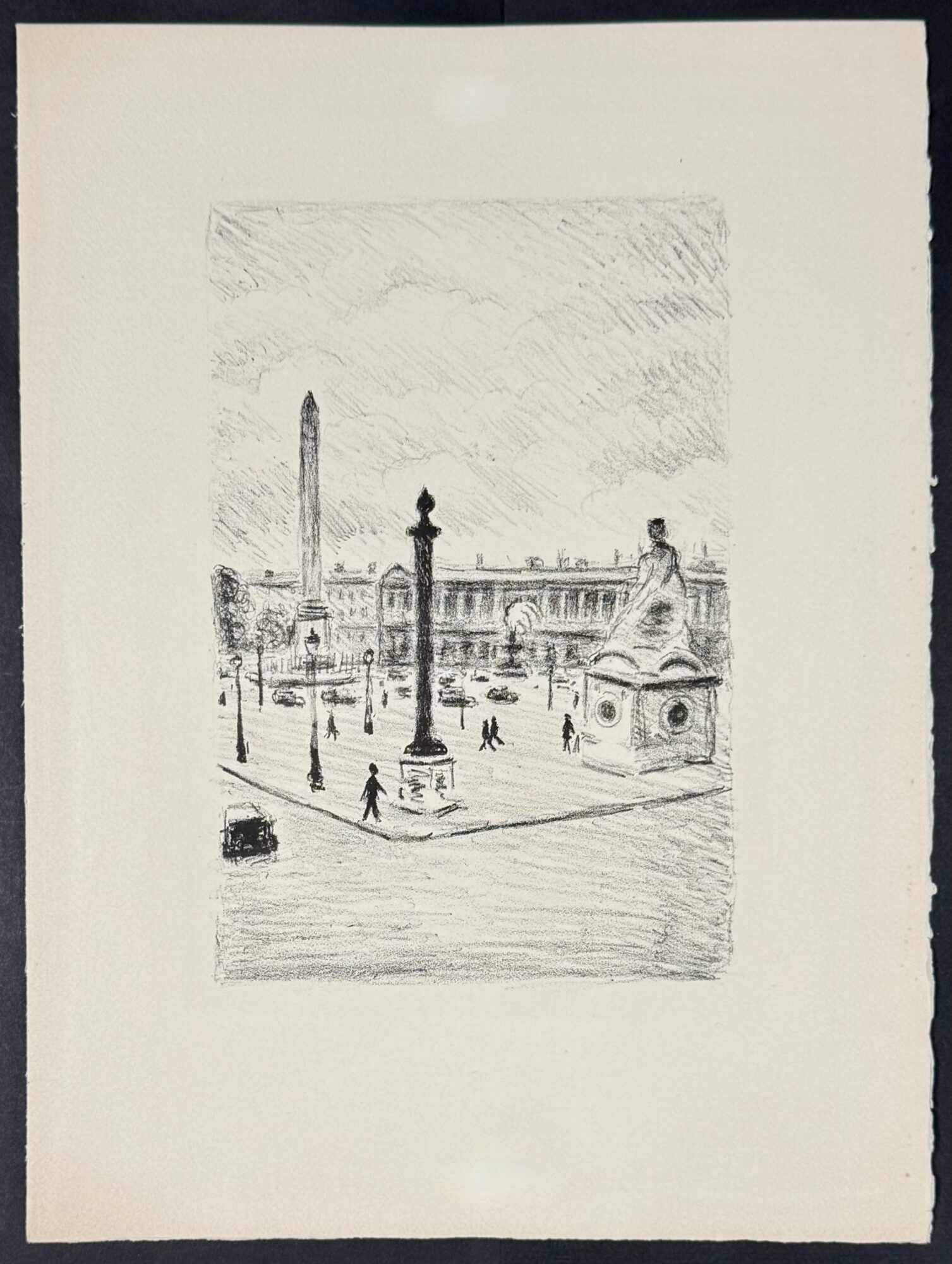 Albert MARQUET : La Place de la Concorde (Rhapsodie parisienne), 1950 – Image 2