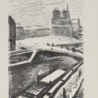 Albert MARQUET : Notre-Dame (Rhapsodie parisienne), 1950