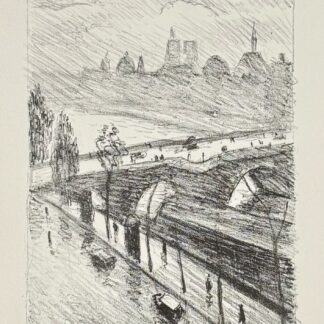 Albert MARQUET : Les Quais de Paris IV (Rhapsodie parisienne), 1950