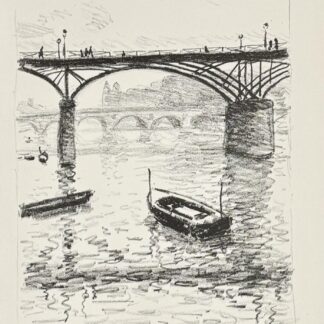 Albert MARQUET : Le Pont des Arts (Rhapsodie parisienne), 1950